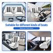 OGL Boat Seat Chair Bucket Marine Helm Pontoon Captain Vinyl Upholstery Foam Cushion UV Water Wind Proof 19.5x22x21.5 Inches