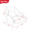 OGL Boat Seat Chair Marine Bucket Helm Captain Pontoon Vinyl Upholstery Foam Cushion Water UV Wind Proof 19.5x22x21.5 Inches