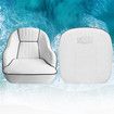 OGL Boat Seat Chair Bucket Helm Marine Pontoon Captain Vinyl Upholstery Foam Cushion UV Water Wind Proof 19.5x22x21.5 Inches