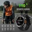 Smart Watch for Men (Call Receive/Dial) with LED Flashlight,1.45" HD Outdoor Tactical Rugged Smartwatch,Sports Fitness Tracker Watch with Heart Rate Sleep Monitor for iPhone Android Phone