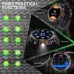 Smart Watch for Men (Call Receive/Dial) with LED Flashlight,1.45" HD Outdoor Tactical Rugged Smartwatch,Sports Fitness Tracker Watch with Heart Rate Sleep Monitor for iPhone Android Phone