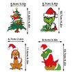 Christmas Ornament Christmas Tree Decorations Grinchs Style (32 Pcs)