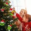 Christmas Ornament Christmas Tree Decorations Grinchs Style (32 Pcs)