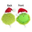Grinchs Decor for Christmas Tree Christmas Elf Body Plush Doll Toy Cartoon Style Xmas Tree Topper Hanging Ornamentss (Elf Head)