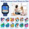 Smart Watch for Kids,Kids Smart Watch Boys Toys with 26 Puzzle Games,Touch Screen,HD Camera,Alarm Clock,Toys for Boys Ages 3+ Years Old,Birthday Gift for Boys Girls (Blue)