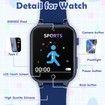Smart Watch for Kids,Kids Smart Watch Boys Toys with 26 Puzzle Games,Touch Screen,HD Camera,Alarm Clock,Toys for Boys Ages 3+ Years Old,Birthday Gift for Boys Girls (Blue)