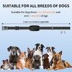 Dog Training Shock Collar 3300FT Dog Bark Collar with Remote IP67 Waterproof for 5-120lbs Small Medium Large Dogs with 3 Training Modes Beep Vibration Safe Shock Magnetic Charger Electric Dogs Collar