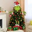 Grinch Christmas Decorations, Large Christmas Tree Ornament, Funny Grinch Decoration for Christmas Tree