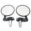 Motorcycle Rearview Mirrors For Handle Bars, Fits Motorbike Handlebar End Rearview Rear View Side