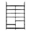 Shoe Rack 7 Tiers Storage Shelving 30 Pairs Shoes Boots Organiser Entryway Closet Cabinet DIY Display Stand Shelves Space Saving Unit Metal