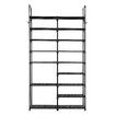 9 Tiers Metal Shoe Rack Storage Organiser Shelving 40 Pairs Shoes Cabinet Display Shelves DIY Corner Stand Closet Entryway Hallway Cloakroom