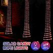 Solar Rope Lights Outdoor Waterproof LED 100pcs String Lighting Candy Colour Decoration Holiday Christmas Party Home