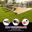 Solar Rope Lights Outdoor Waterproof LED 100pcs String Lighting Candy Colour Decoration Holiday Christmas Party Home