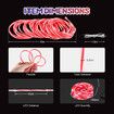 Solar Rope Lights Outdoor Waterproof LED 100pcs String Lighting Candy Colour Decoration Holiday Christmas Party Home