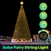 Solar Fairy String Light LED Xmas Falling Tree Decoration Colourful Christmas Garden Bedroom Waterproof Outdoor Indoor