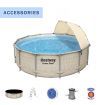 Bestway Above Ground Swimming Pool Portable Backyard Outdoor Pool Set with Filter Pump 3.96x1.07m