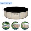 Bestway Above Ground Swimming Pool Portable Backyard Outdoor Pool Set with Filter Pump 3.96x1.07m