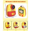 Instant Camera for Kids,Kids Print,Best Digital Toys Gifts Age3+ Boys Girls,26MP Video with Print Paper,32GB SD Card (Yellow)