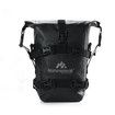 8L Motorcycle Waterproof Tail Bag Motorcycle Bumper Bag Motor Travel Storage Bag (BLACK, 8L)