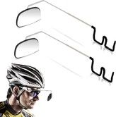 Bike Rear View Mirror 2Pcs Bike Eyeglass 360 Degree Adjustable Wide Angle Cycling Accessories Safety Riding Visibility