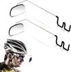 2pcs Bike Eyeglass Mirror, 360 Degree Adjustable Bicycle Cycling Rear View Wide Angle Mirror