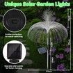 3pcs Solar Garden Lights Outdoor Decorative Waterproof Changing Flower Lights Stake Yard Pathway Patio Lawn Party Wedding Christmas Xmas Decorations