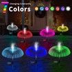 3pcs Solar Garden Lights Outdoor Decorative Waterproof Changing Flower Lights Stake Yard Pathway Patio Lawn Party Wedding Christmas Xmas Decorations