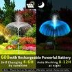3pcs Solar Garden Lights Outdoor Decorative Waterproof Changing Flower Lights Stake Yard Pathway Patio Lawn Party Wedding Christmas Xmas Decorations