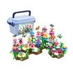 Flower Garden Building Toy Set 104pcs Learning Builder Art Craft DIY Bouquet Gift Birthday for Kids for 3 Year Olds