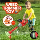 Kids Tool Sets Weed Trimmer With Light Sound Leaf Blower Children Preschool Pretend Toys