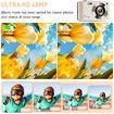 48MP Point and Shoot Digital Camera with Macro Mode,1080P HD Compact Digital Camera with Flash 16x Zoom Anti Shake Small Digital Camera 32GB SD Card (Gold)
