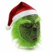 Grinch Cosplay Mask Christmas Halloween Costume Props green Costume Accessories