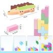 Tetra Tower Game egel Balance Blocks Balance Puzzle Board Montessori Early Education Toys Fine Motor Skills for Boys Girls