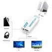 Wii to HDMI Converter Adapter with Hdmi Cable Connect Wii Console to HDMI Display in 1080p Output Video with 3.5mm Audio Supports All Wii Display Modes White