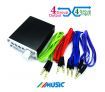 Four And Out Audio Switch Headphone Switch Mp3 Switch Audio Switcher