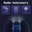 Radar Detector for Cars with Voice Speed Prompt, 360 Degree Detection,Vehicle Speed Alarm System