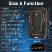 Radar Detector for Cars with Voice Speed Prompt, 360 Degree Detection,Vehicle Speed Alarm System