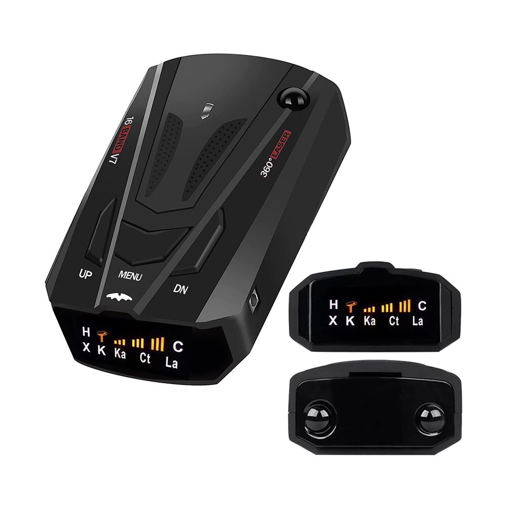 Radar Detector for Cars with Voice Speed Prompt, 360 Degree Detection,Vehicle Speed Alarm System