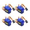 SG90 Micro Servos, 4PCS Mini Servo for Robot Helicopter Airplane RC Car Boat and Other Models (4PCS)