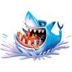 Crazy Sharky, Board Game for Children, Beware of the Shark that Can Crack You on your Hand For Playing with Family or Friends Aged 4+