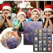 Advent Calendar 2023 Rocks 24 Days Natural Crystal Gemstone Stone Minerals & Fossils Christmas Countdown Calendar Rock Collection