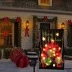 Solar Power Lighted Christmas Merry Christmas Lighted Garden Flag - 12x18 Inch Double Sided | LED Solar Flag, Christmas Outdoor Decorations 45x30cm