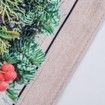 Solar Power Lighted Christmas Welcome Wreath Garden Flag with Lights- Solar LED Burlap Welcome Sign Small Garden Flags Banner 45x30cm