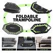 Genki Trampoline Bounce Rebounder Jumping Rebounding Bungee Gym Equipment Home Fitness Exercise Round Indoor Outdoor Workout Adjustable Handlebar 51 Inch