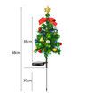 Solar Lights Outdoor Garden, 4 in 1 Christmas Tree Decoration for Patio Lawn Pathway Christmas