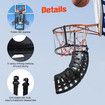 Basketball Ring Hoop Ball Returner Rebounder Return System Attachment Training Equipment Set for Kids Adults