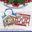 Christmas Jewelry Advent Calender Countdown Calendar DIY Jewelry Kit for Women Girls, Include 22 Charm Beads, 2 Bracelets Chains (Blue)