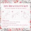 Christmas Jewelry Advent Calender Countdown Calendar DIY Jewelry Kit for Women Girls, Include 22 Charm Beads, 2 Bracelets Chains (Blue)