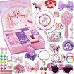 Advent Calendar Girls - Unicorns Gifts for Girls Christmas Countdown Calendar 24 Days of Xmas Jewelry Advent Calendar Gifts for Kids