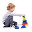Stacking Pyramid Building Toys 3D Puzzles Brain Teaser for Kids Adults Creative Preschool Learning Activities Construction Toys (60 PCS)